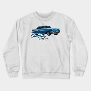 1957 Chevrolet Bel Air 2 Door Sedan Crewneck Sweatshirt